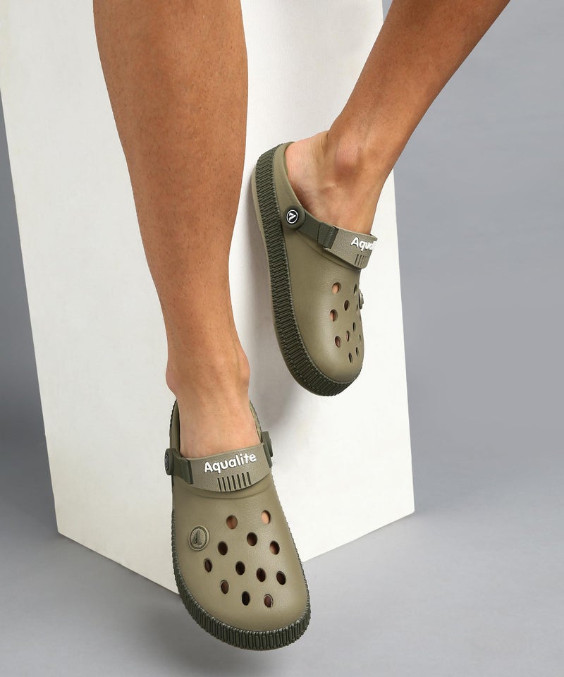 Aqualite Men's NEO-153 Trendy Stylish Fashionable Clogs with Back-Strap| Sandals with Lightweight Regular wear Casual Clogs with Ultra Soft & Flexibility Technology. - Image 3