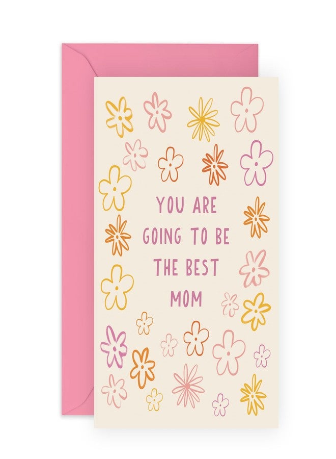 CENTRAL 23 Mother's Day Card for New Moms - 'Going To Be The Best Mom' - Gifts for Mum, Mommy, Friend, Sister, Wife, Bestie, Daughter - Great Mama - Comes with Fun Stickers - Image 1