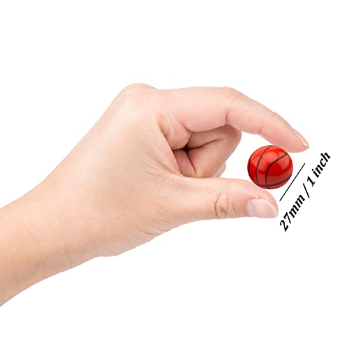 OBTANIM 100 Pieces Colorful Bouncy Balls Bulk Mixed Pattern High Bouncing Balls for Kids Party Favors, Prizes, Birthdays Gift (27 mm) - Image 2