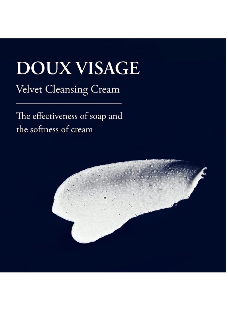 Phytomer - Phytomer Doux Visage Velvet Facial Cleansing Cream | Gentle Facial Cleanser & Make-up Remover | For Soft, Hydrated Skin | Safe & Natural Ingredients | Sustainable & Eco-Friendly | 150ml - Image 1