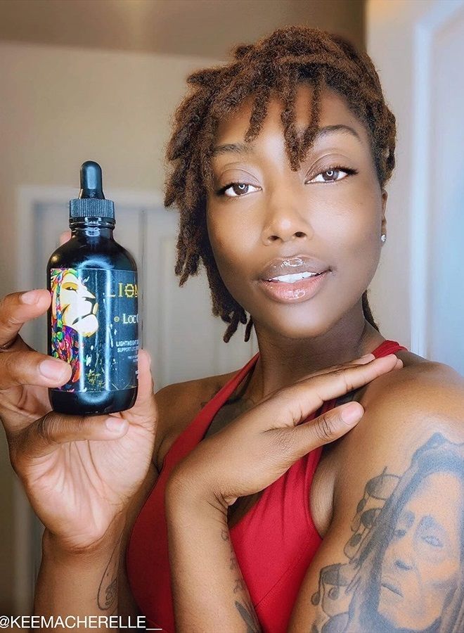 Beard Gains Lion Locs Hair Loc Growth Oil and Scalp Relaxer | Light Styling Oil for Dreads, Dreadlocks, Locks, Microlocs, Interlocks, Braidlocks, Braids, Faux Locs, Crochet Locs, Boho Locs, or Sisterlocks (4oz) - Image 2