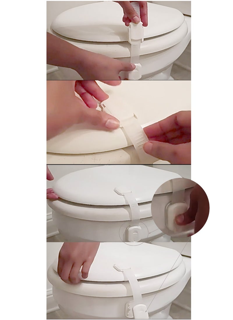 Generic 6 Pcs Adjustable Baby Safety Locks Child Safety Drawer Cabinet Strap Locks  - Image 5