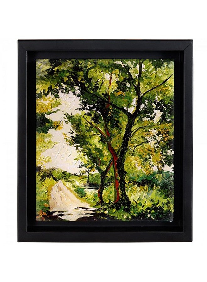 Creative Mark Illusions Floater Frame for 3/4" Deep Canvases - 8x10" Black- Set of 4, Ideal for Galleries & Home Decor - Wood Float Frame for Canvas Paintings- Complete Hanging Hardware - Image 2