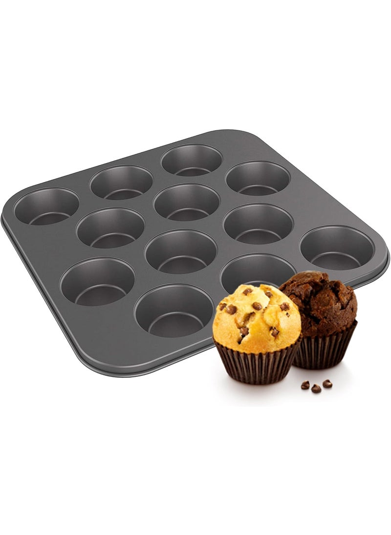 Ninja Ninja 12 cup Muffin Pan Medium Grey  - Image 1