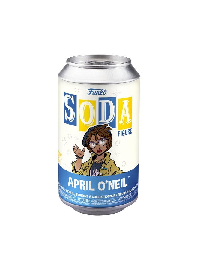 Funko Vinyl SODA: Teenage Mutant Ninja Turtles (TMNT) - April O'Neil - 1/6 Odds for Rare Chase Variant - Collectable Vinyl Figure - Gift Idea - Official Merchandise - Image 2