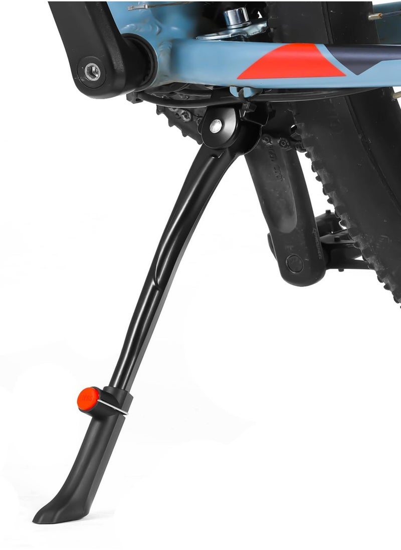 KASTWAVE Bicycles Stand, Adjustable Aluminum Alloy Bike Kickstand for 16 inch, 20 inch, 24 inch, 26 inch Bicycles - Button-style Latch, Suitable for Mountain, Road, and Hybrid Bikes  - Image 1