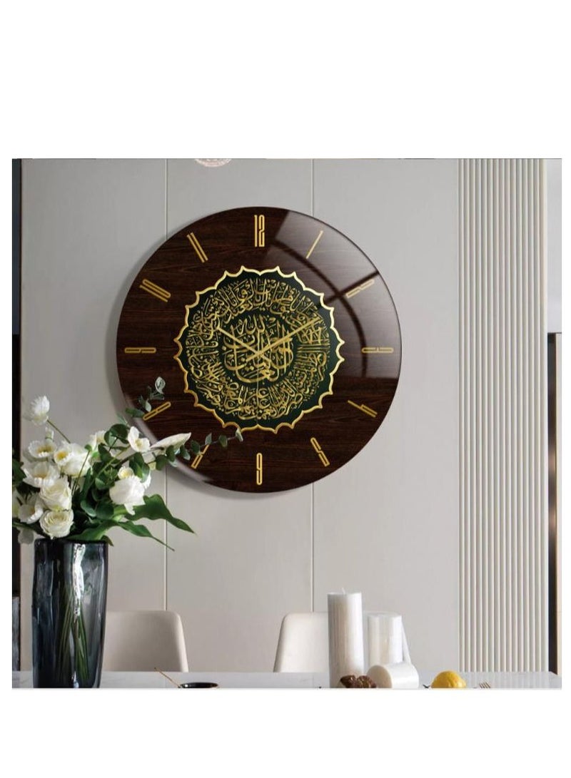 Y&D Acrylic Surah Al Ikhlas Wall Clock Islamic Calligraphy Gifts Eid Gift Ramadan Decor Luxury For Home - Image 2