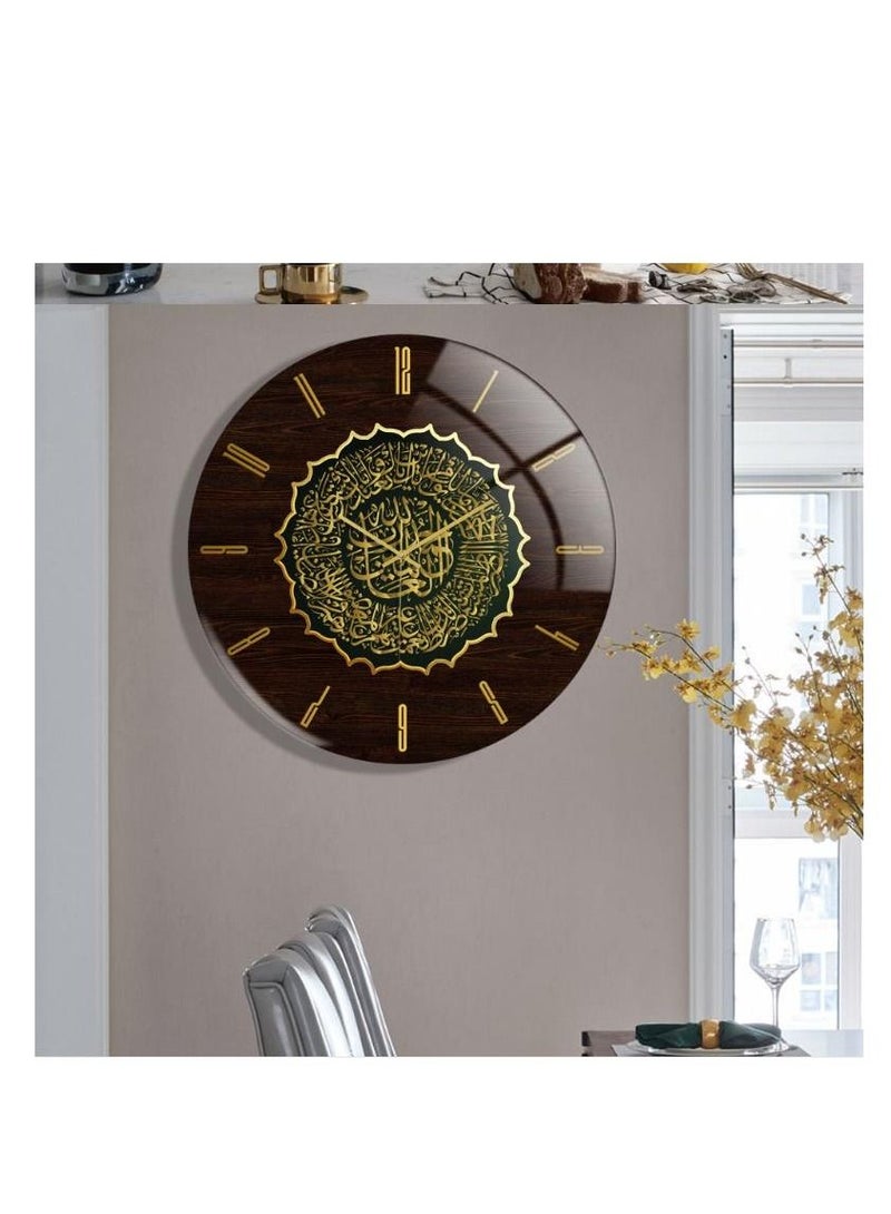 Y&D Acrylic Surah Al Ikhlas Wall Clock Islamic Calligraphy Gifts Eid Gift Ramadan Decor Luxury For Home - Image 3