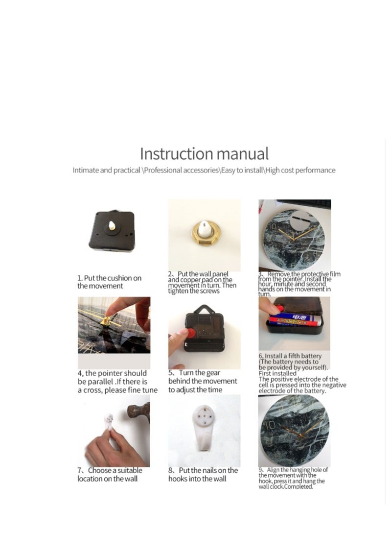 Y&D Acrylic Surah Al Ikhlas Wall Clock Islamic Calligraphy Gifts Eid Gift Ramadan Decor Luxury For Home - Image 4