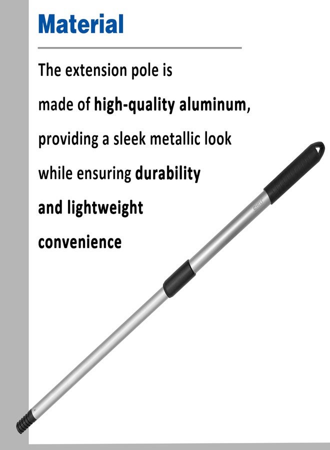 CHILI Extension Pole with 2-Section, 1.46 to 2.29 ft, Telescoping Pole with Twist-Lock Design, Ideal for removing Wallpaper, Popcorn Ceilings, Putty and Paint, Fits CHILI Pole Scrapers, Made In Taiwan - Image 3