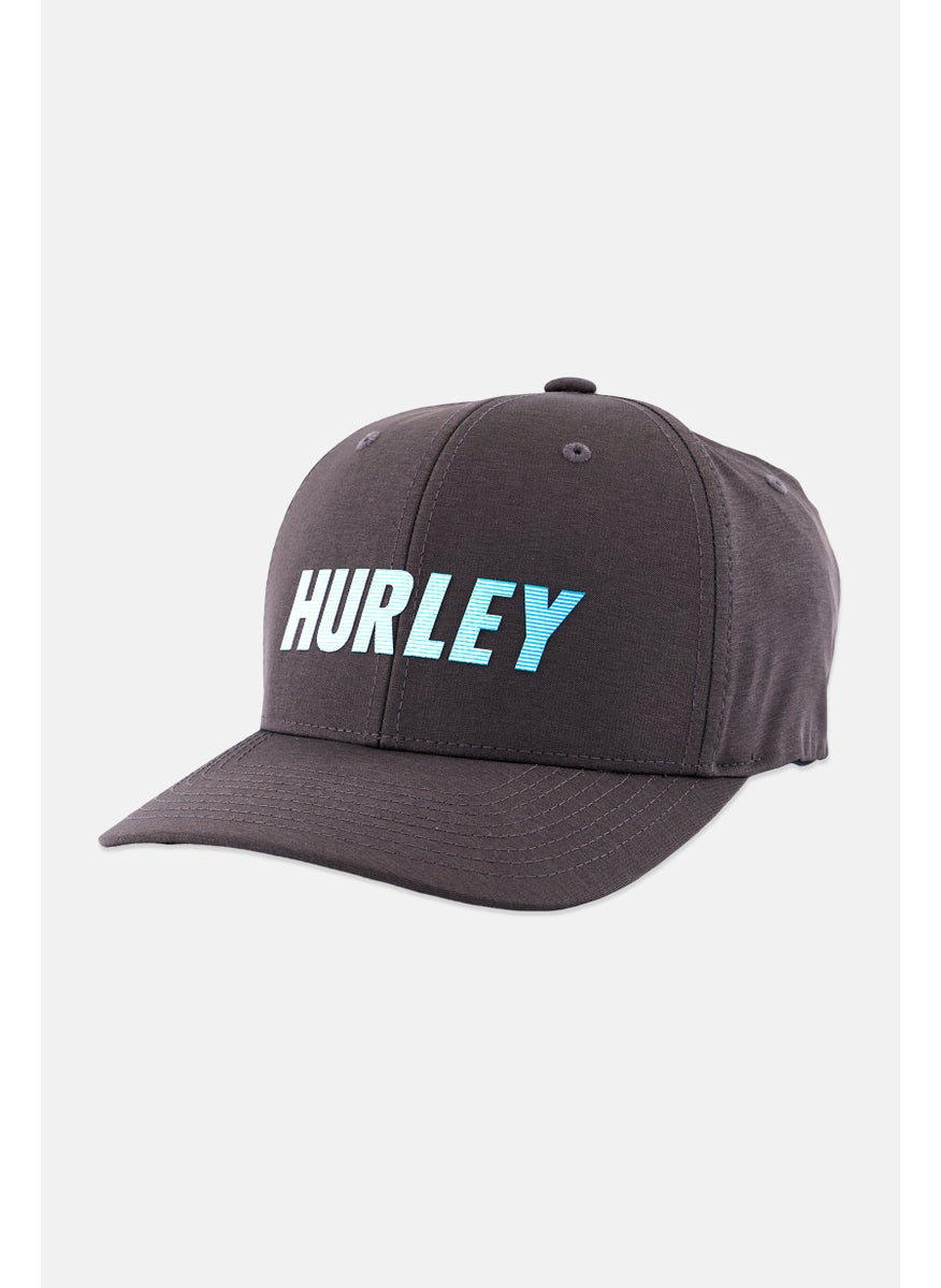 Hurley Men Brand Logo Cap, Grey Combo  - Image 1
