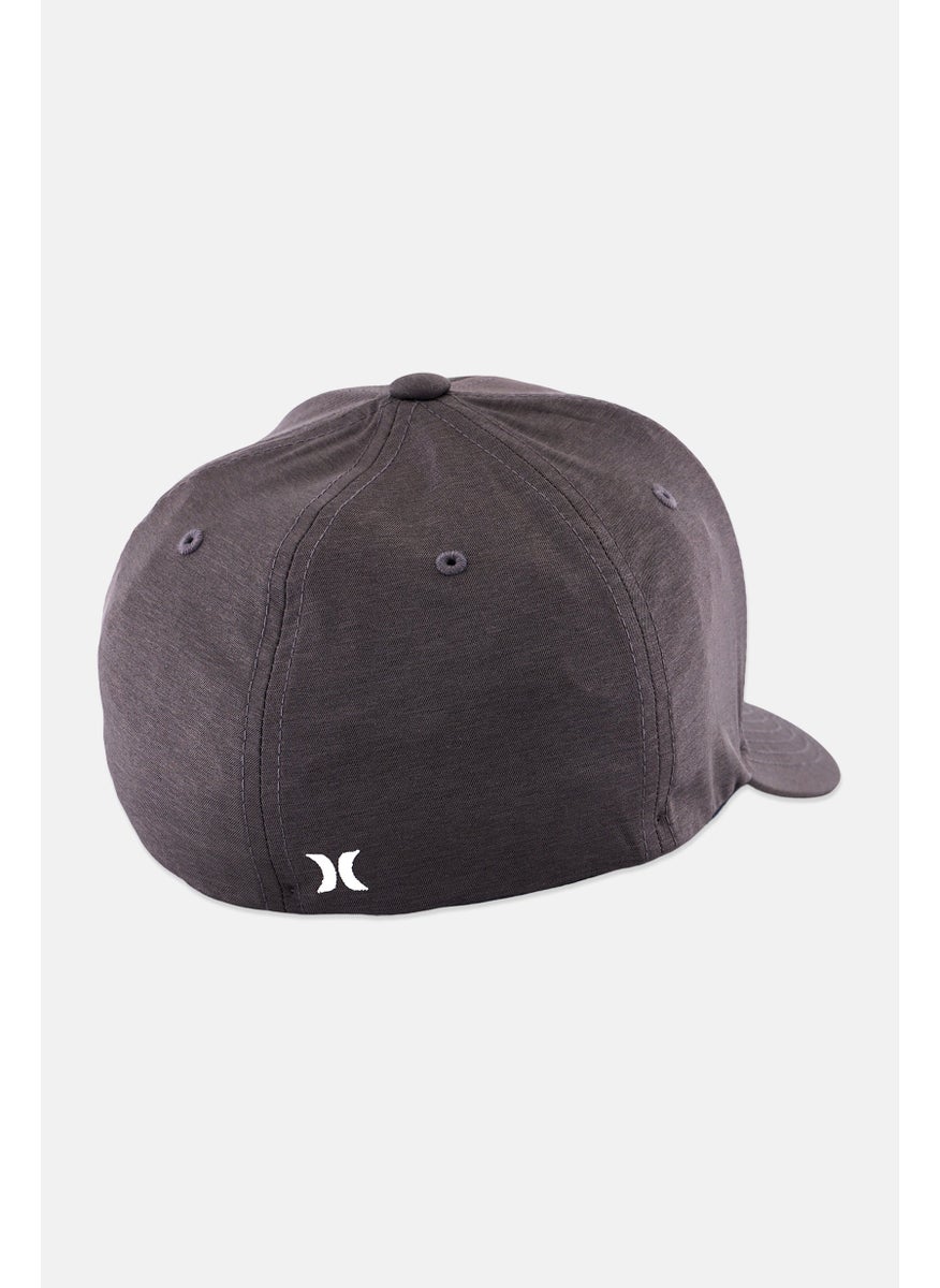 Hurley Men Brand Logo Cap, Grey Combo  - Image 2