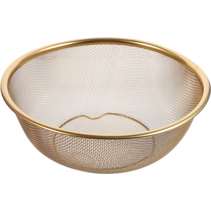 Stainless Steel Fine Mesh Colander Bowl with Double Handles for Kitchen Food Strainer - Image 2