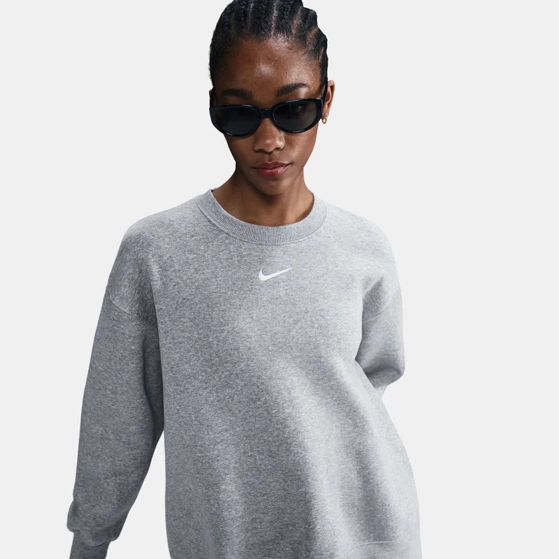 Nike Grey Women's Sportswear Phoenix Sweatshirt for Women | Best Price UAE