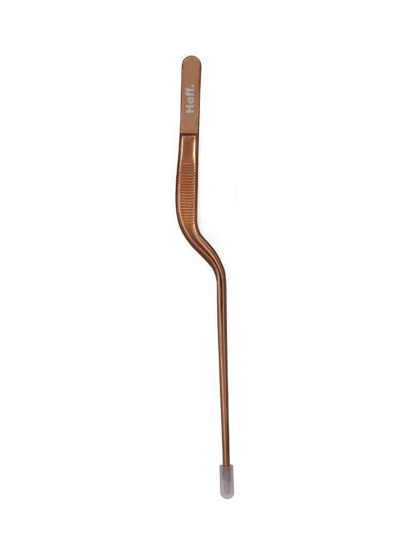 8’ inch Offset tweezer (Glossy Bronze)