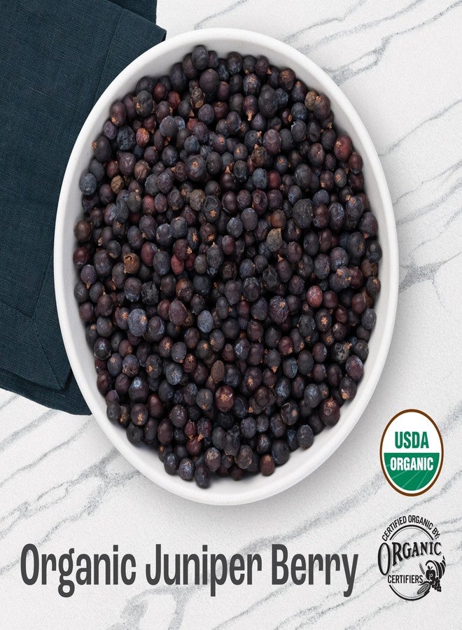 J MAC BOTANICALS, Organic Whole Juniper Berries, Certified USDA Organic, juniper for herbal infusions, seasoning beef, pork, turkey brine, soups, cocktail bombs - Image 2