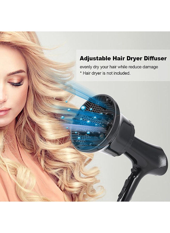 Generic - Hair Dryer Diffuser Adjustable Blow Dryers Diffuser for Curly or Wavy Hair Styling Accessories - Image 1
