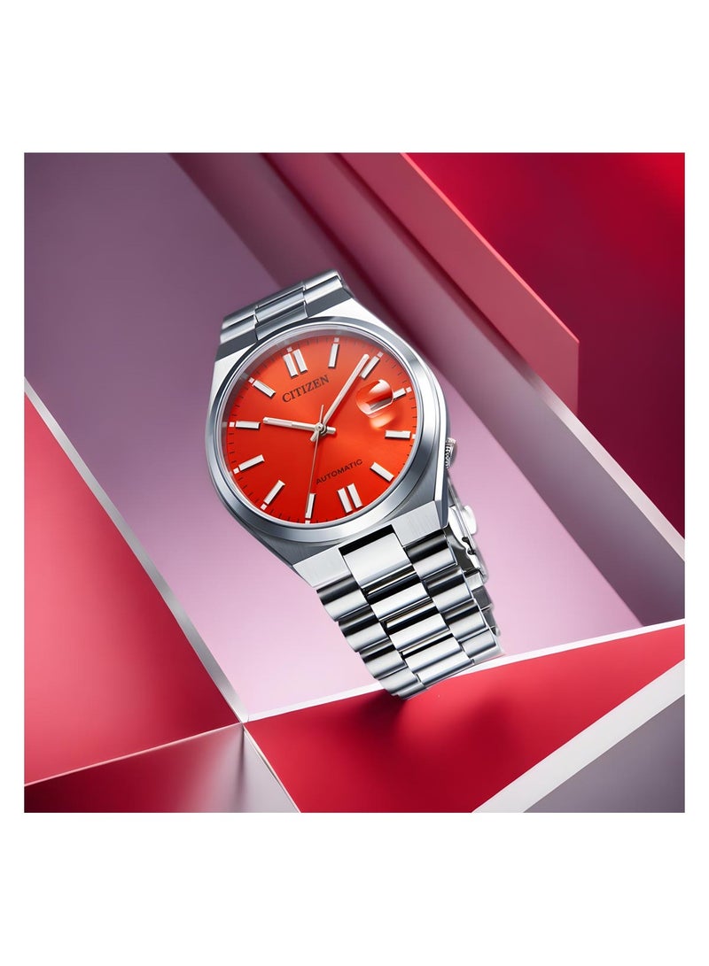 CITIZEN X PANTONE NJ0158-89W Limited edition Men's Watch, Automatic, Sapphire Glass - Blazing Red Watch - Image 4