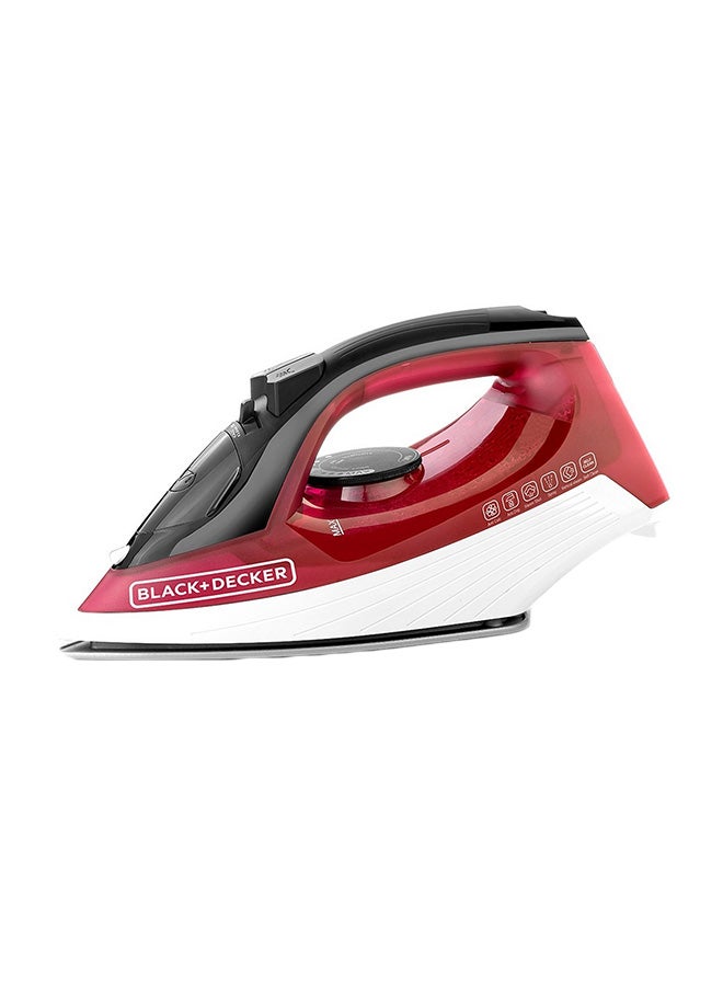 Steam Iron 1600 Watt 1600 W X1550-B5 White/Red