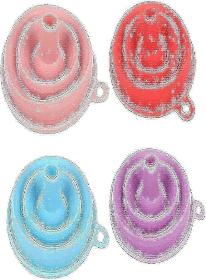 Spaceshoop Fresh Funnels for Kitchen Use, Food Grade Silicone Collapsible Kitchen Funnel