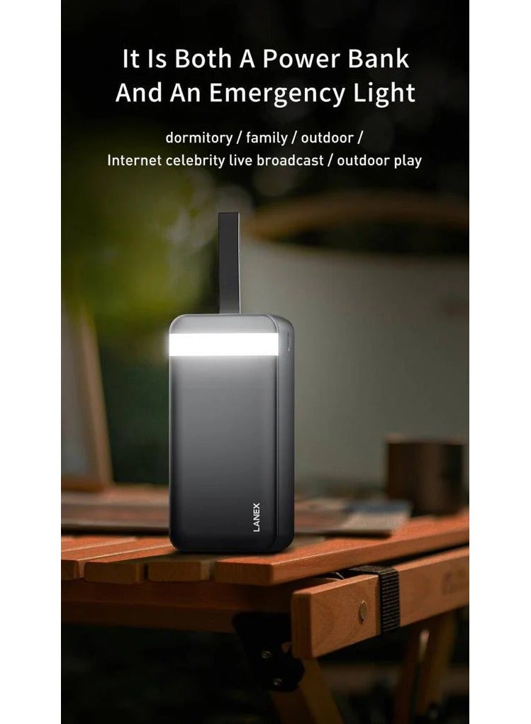 لانيكس باور بانك 50,000 ملي امبير 22.5 وات + بي دي 20 وات - Image 4