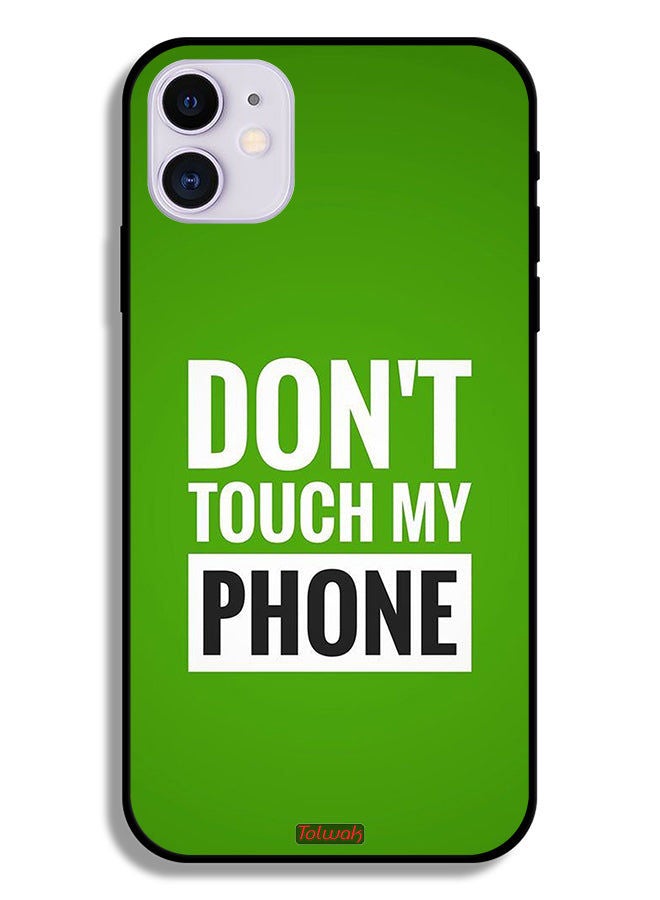 Tolwak Apple iPhone 12 mini Protective Case Do Not Touch My Phone - Image 1