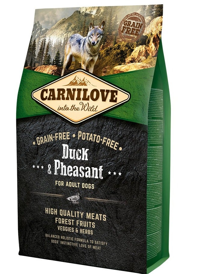 Carnilove Duck & Pheasant For Adult Dogs 4kg