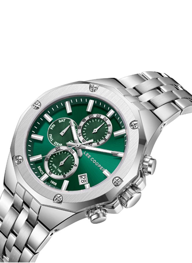 Lee Cooper Men Multi Function Dark Green Dial Watch - LC08104.370  - Image 2