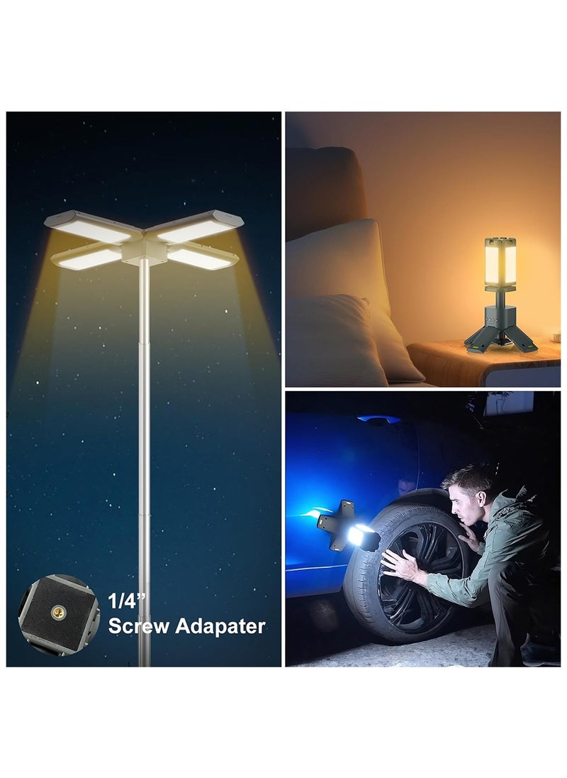 Toby's Toby's brand New Portable Camping Light Stretchable Camping Lamp with Lighting Modes LED Light with Magnet IPX5 Waterproof for Camping Hiking with Power 25W Color Temperature 1500-6500K  - Image 2