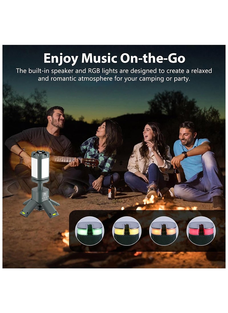 Toby's Toby's brand New Portable Camping Light Stretchable Camping Lamp with Lighting Modes LED Light with Magnet IPX5 Waterproof for Camping Hiking with Power 25W Color Temperature 1500-6500K  - Image 3