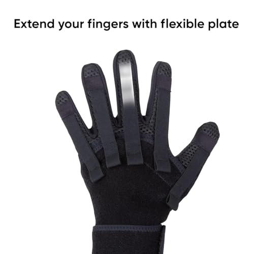 Neofect Finger Splint Finger Training Rehab Orthotics Minimizes Spasticity Stretch Functional Grasp Prevents Stiffness for Stroke TBI Increased Muscle Tone Hemiplegia Medium Left - Image 5