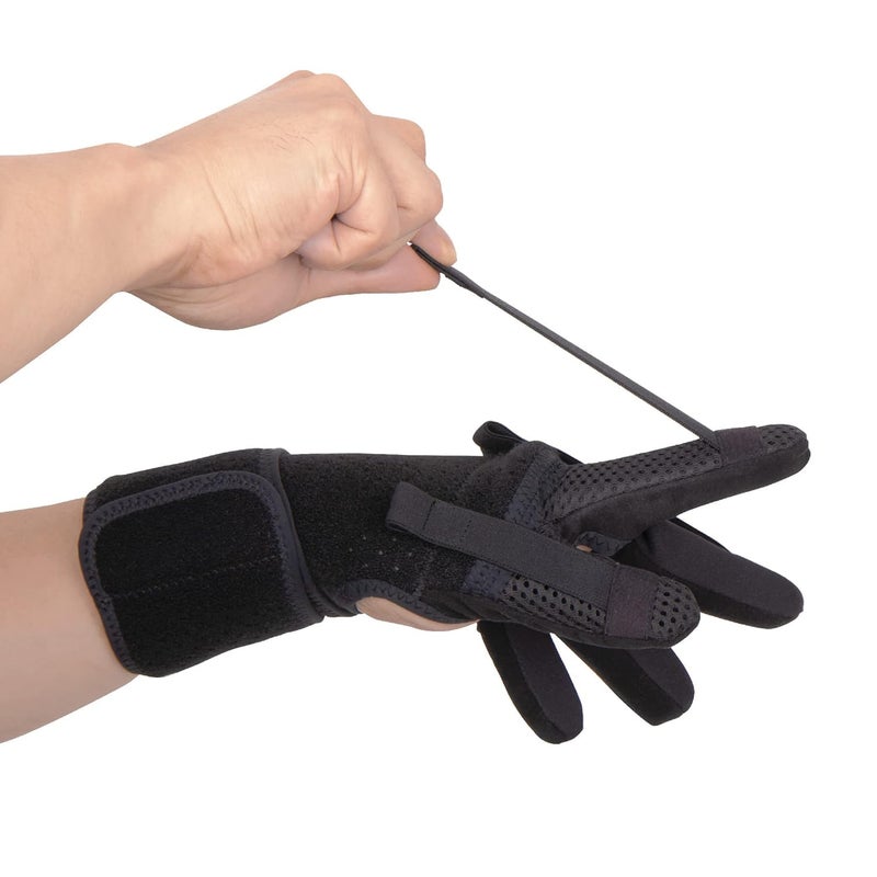 Neofect Finger Splint Finger Training Rehab Orthotics Minimizes Spasticity Stretch Functional Grasp Prevents Stiffness for Stroke TBI Increased Muscle Tone Hemiplegia Medium Left - Image 3
