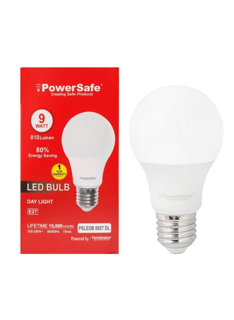 PowerSafe LED Bulb 9W Day Light E-27 PSLEDB 0927 DL