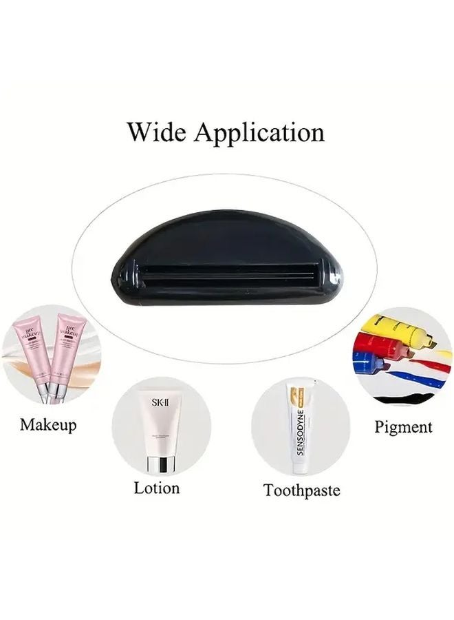 1pc Black Toothpaste Tube Squeezer Easy And Convenient Plastic Squeezer For Home Travel Bathroom Accessories - Image 4