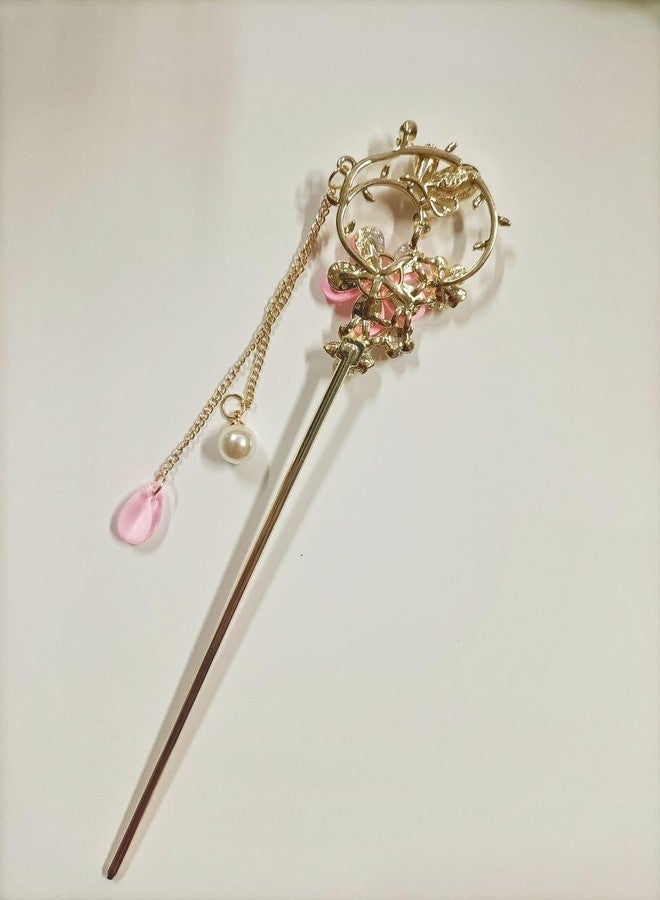 Plenteous مجموعة كبيرة من دبابيس الشعر الخشبية المزينة بالزهور المصنوعة يدويًا على الطراز القديم، مثالية لتسريحات الشعر الطويل، إكسسوارات شعر، دبابيس شعر خشبية مزدوجة على شكل زهور، دبابيس شعر مزينة بالزهور للنساء والفتيات (متعددة الألوان) - Image 5