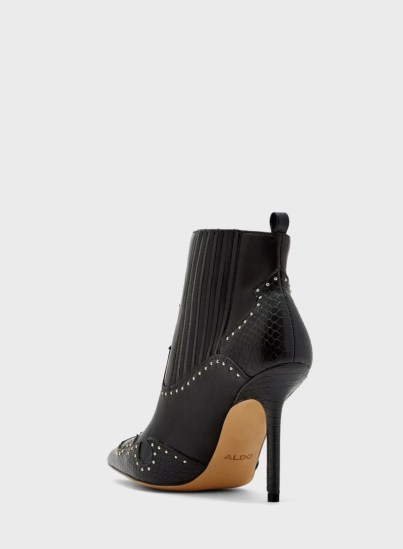 ALDO Kapone Stiletto Mid Heel Ankle Boots