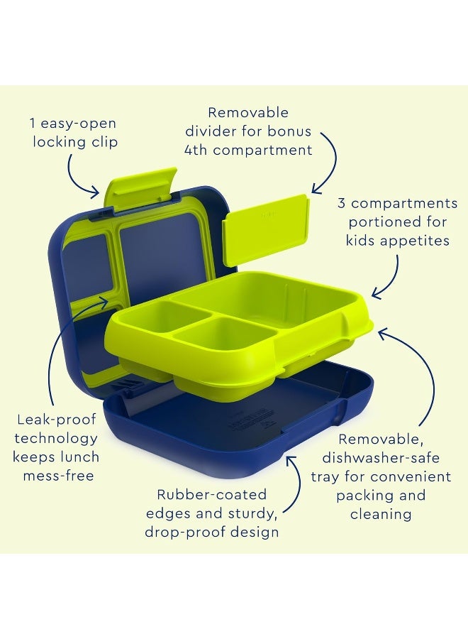 Bentgo® Pop - Leak-Proof Bento-Style Lunch Box with Removable Divider for 3-4 Compartments - Perfect for Kids 8+ and Teens, Microwave/Dishwasher Safe, BPA-Free & Sustainable - Image 4