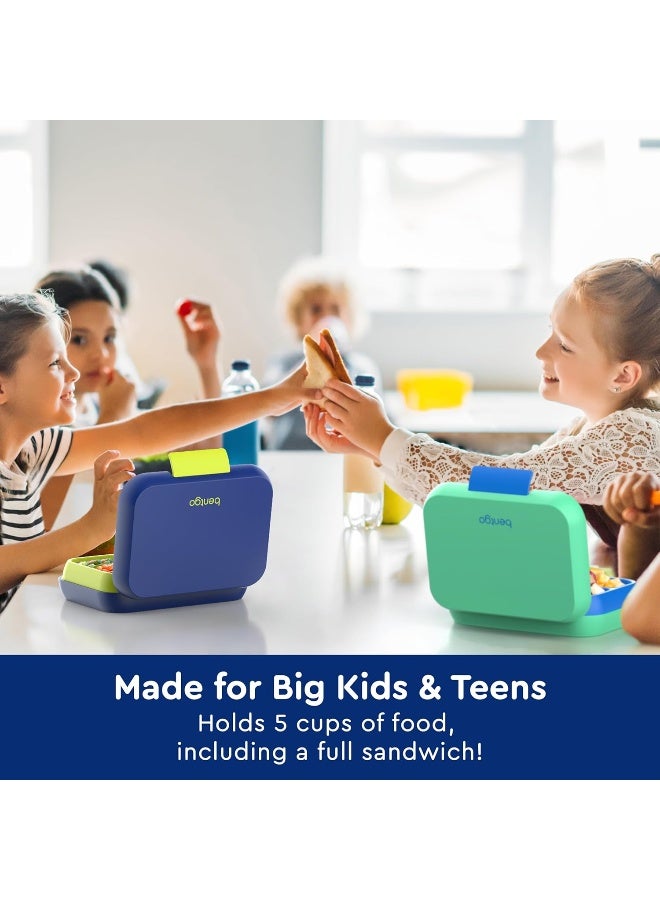Bentgo® Pop - Leak-Proof Bento-Style Lunch Box with Removable Divider for 3-4 Compartments - Perfect for Kids 8+ and Teens, Microwave/Dishwasher Safe, BPA-Free & Sustainable - Image 2