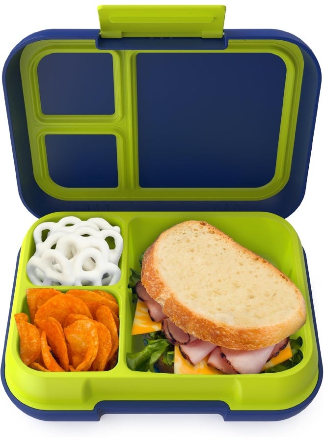 Bentgo® Pop - Leak-Proof Bento-Style Lunch Box with Removable Divider for 3-4 Compartments - Perfect for Kids 8+ and Teens, Microwave/Dishwasher Safe, BPA-Free & Sustainable - Image 1