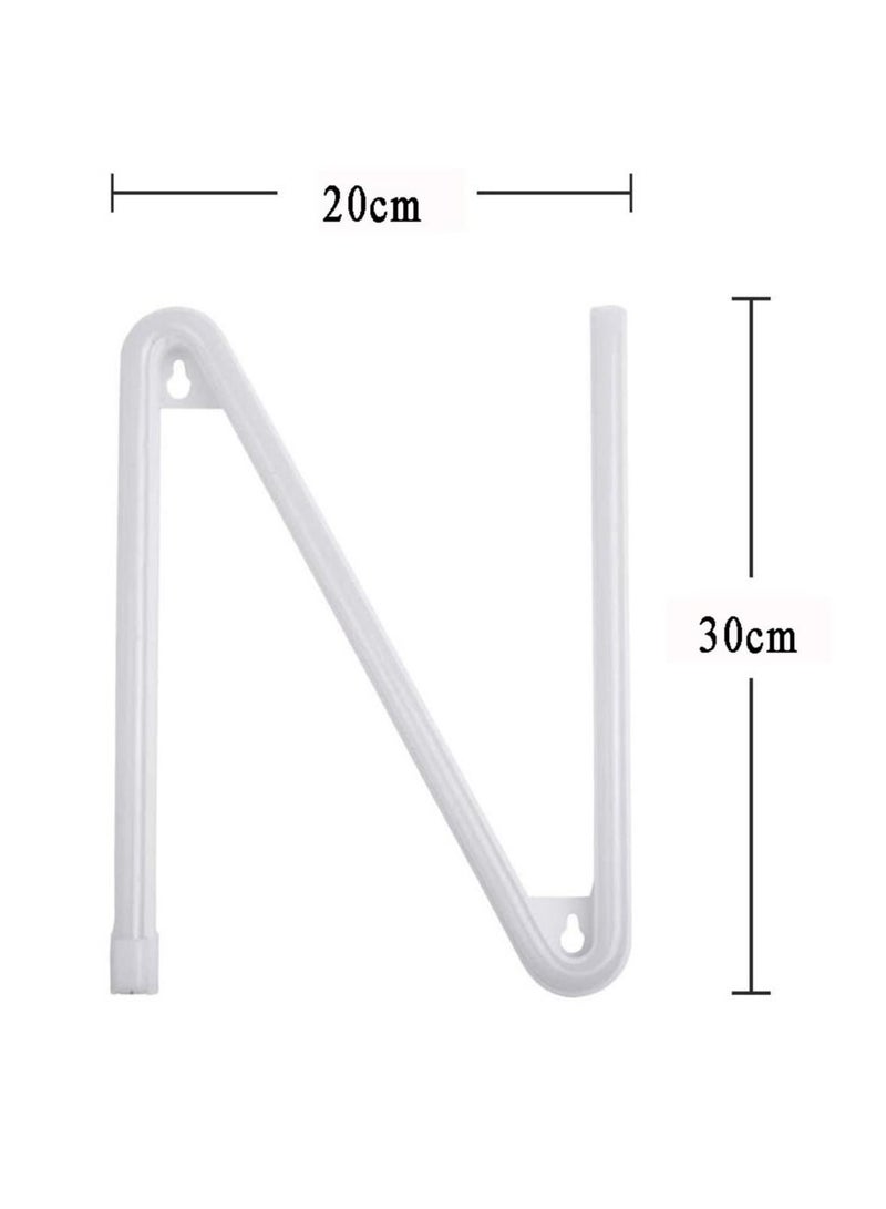 سلة حرف بإضاءة النيون باللون الأحمر الدافىء – N - Image 2
