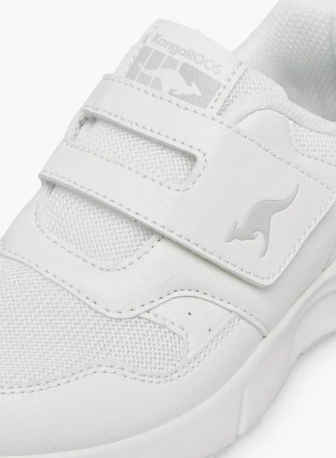 Kangaroos WHITE Kids Hook & Loop School Shoes for Women | Best Price UAE