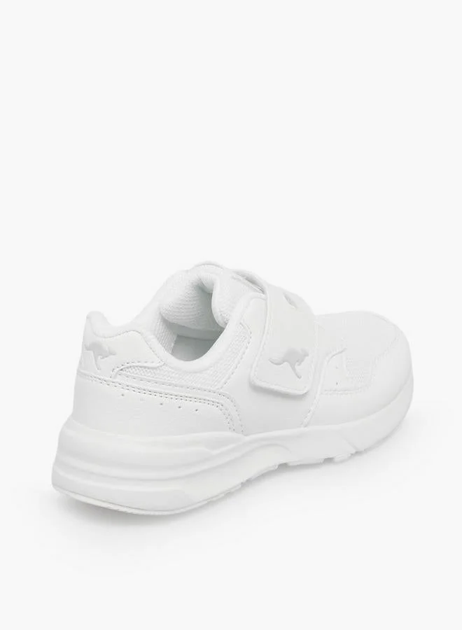 Kangaroos WHITE Kids Hook & Loop School Shoes for Women | Best Price UAE