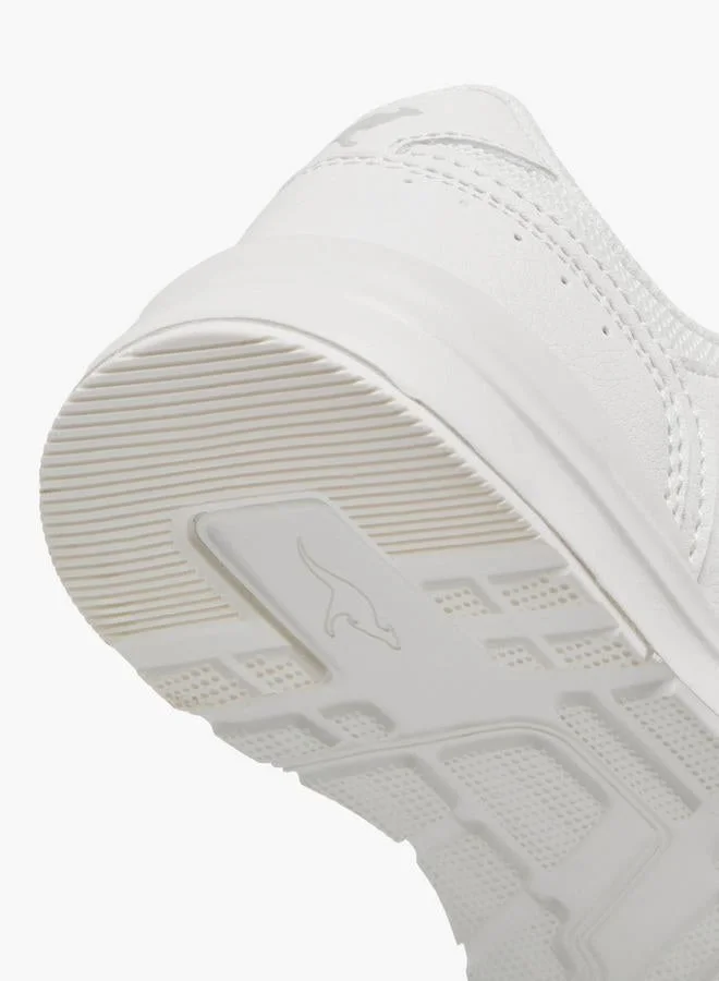 Kangaroos WHITE Kids Hook & Loop School Shoes for Women | Best Price UAE