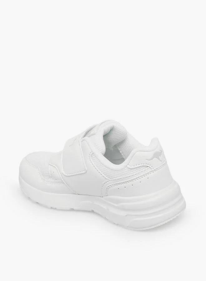 Kangaroos WHITE Kids Hook & Loop School Shoes for Women | Best Price UAE