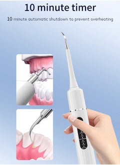 FIRSTAR Electric Toothbrush with Water Flosser, 6 modes Teeth Cleaning Kit, One Switch from Sonic Brushing to Water Flossing for Home Travel (White)  - Image 5