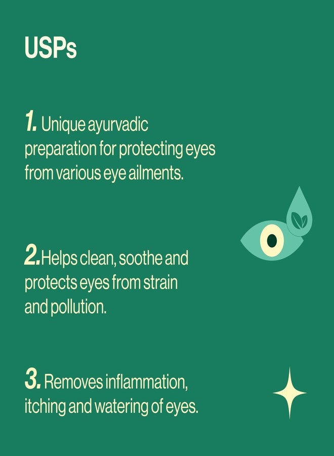 Rinsol Ayurvedic Herbal Eyedrops (10ml) - Relieves Dryness, Redness & Itching, Enhances Vision Comfort - with Rosewater and 18+ Herbs for Eye Care - Image 5