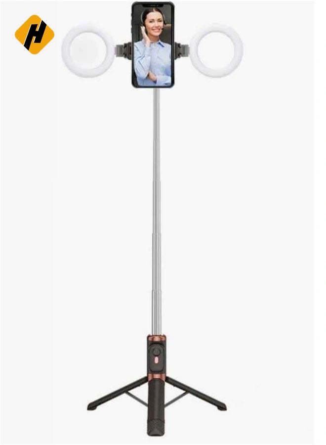 HuHa Selfie Stick Tripod, Extendable Bt Selfie Stick With  Snapshot, Detachable Wireless Remote Control - Image 1