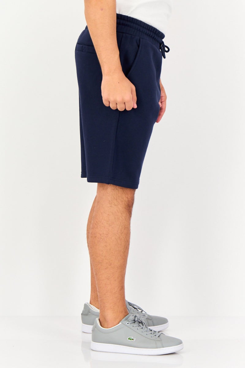 NAUTICA Men Embroidered Logo Basic Shorts, Navy - Image 4