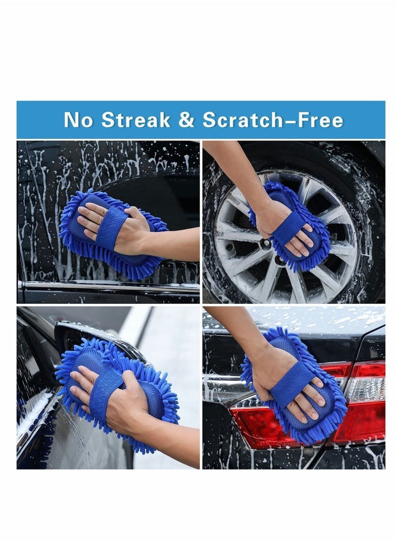 Generic Multipurpose Car Sponge Car Cleaning Scratch Free | Duster | Car Cleaning Accessories | Microfiber | Brushes | Brush | Ultra Soft | Single Sided (Pack of 1),Multicolor, Large  - Image 4