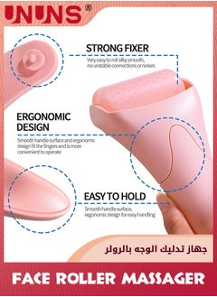 UNUNS Ice Roller Tool,Roller Massager Cryotherapy,Women's Ice Roller Tools,Great For Migraine Relief,Blood Circulation,Reduce Puffiness,Pink  - Image 4
